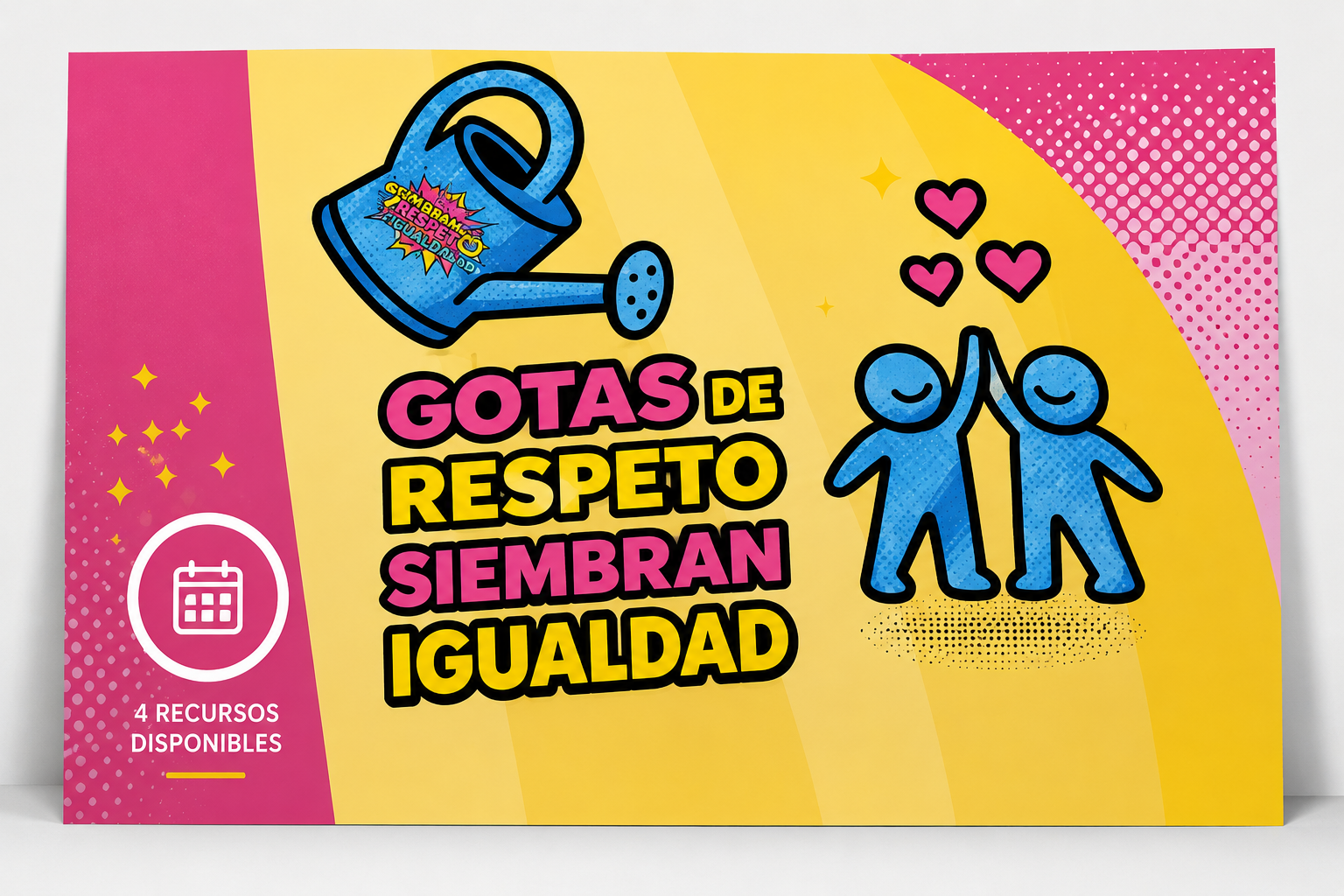 Ejemplo de carteles para actividades de igualdad
